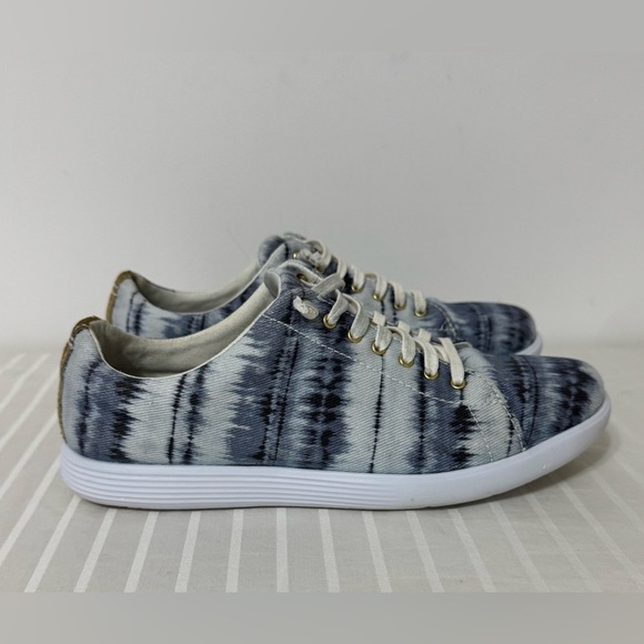 Cole Haan Grand Crosscourt II Canvas Sneaker China Blue Ikat Size 8.5 - Picture 3 of 14